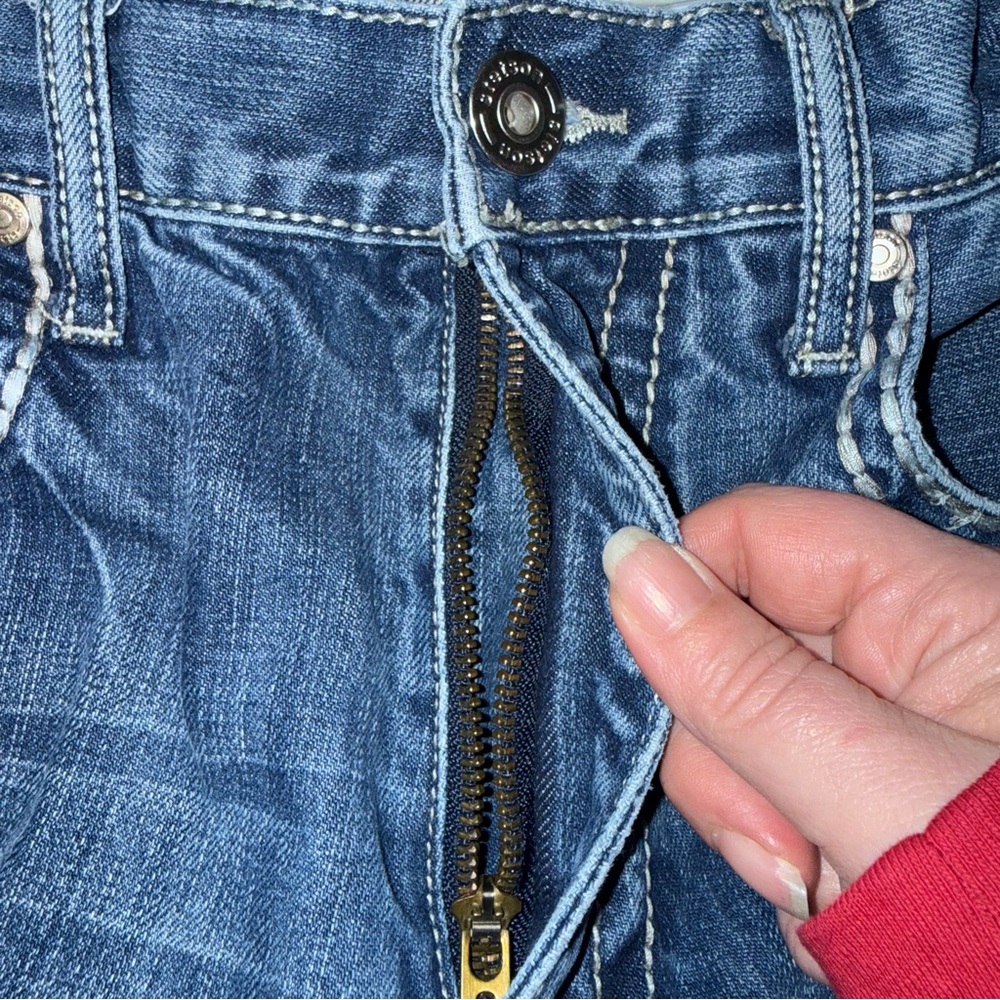 John B. Stetson 1312 Modern Straight Leg Jeans men’s sz 35 x 32 cotton - Picture 6 of 10